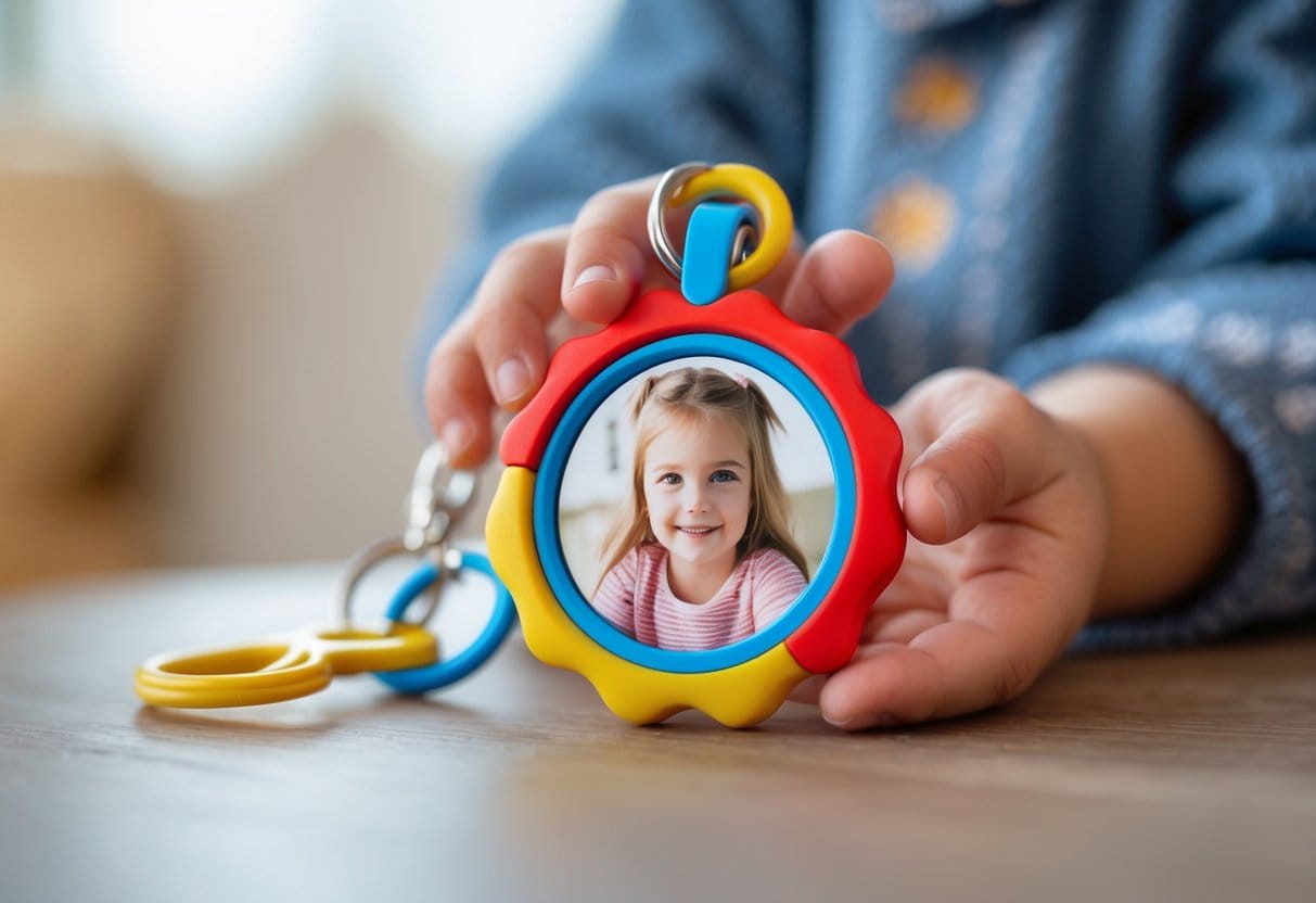 Read more about the article Personlige gaveidéer til børn: nøglering med billede